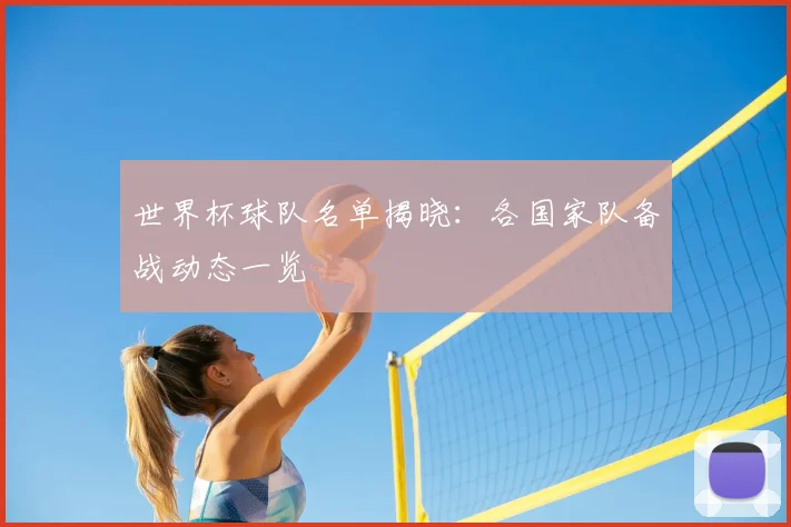 世界杯球队名单揭晓：各国家队备战动态一览
